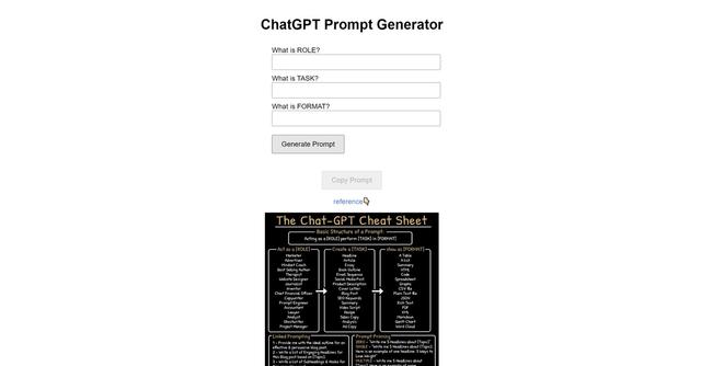 ChatGPT Prompt Generator - ChatGPT Prompt Generator is an AI tool that generates creative writing and role-playing prompts.