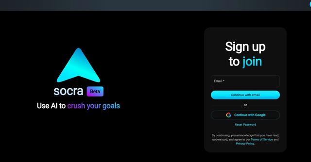 Socra AI - Effortlessly plan, organize, and achieve your goals with Socra AI.