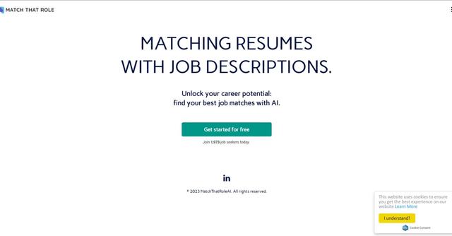 Match That Role - Matching job seekers with job openings.