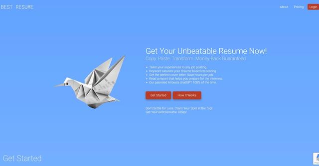 Best Resume - Get Your Unbeatable Resume Now! Trust the Best.