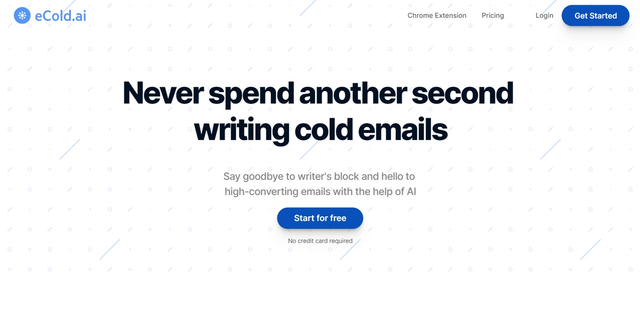 ECold.ai - AI-powered cold email writer