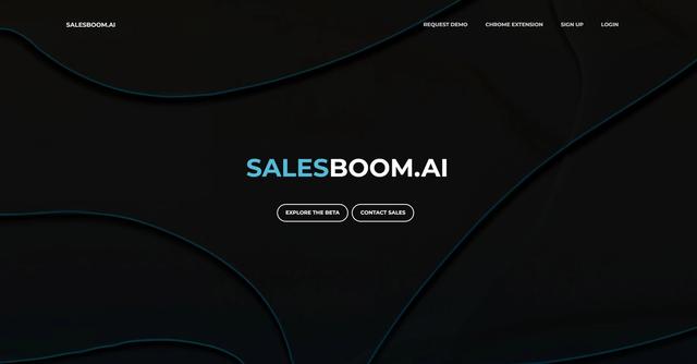 SalesBoom.AI - Sales-oriented personalized email generator.
