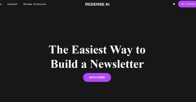 Redense AI - Automated email newsletters with advanced tech.