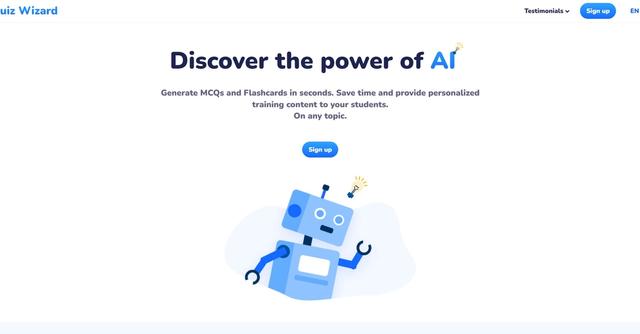 Quiz Wizard - Personalized quiz & flashcard content for educators.