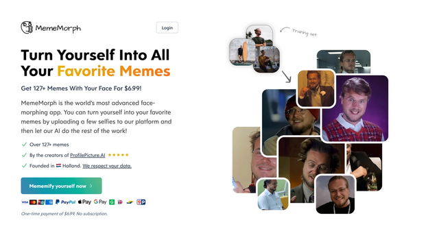 MemeMorph - A tool for face-morphing and memes.