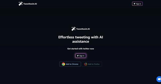 TweetAssist - Tweet Assist is an AI-powered Chrome extension that helps Twitter users craft engaging tweets and replies.