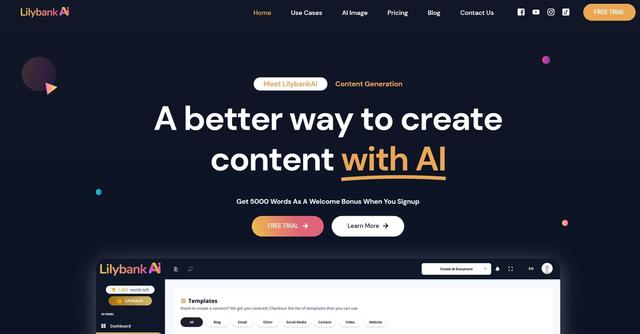 Lilybank AI - A better way to create content with AI
