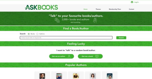 AskBooks - Summarizes books and offers author insights via chat.