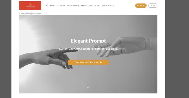 ElegantPrompt - AI-driven services including content generation, data analysis, & problem-solving