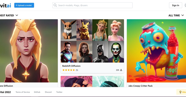 Civitai - Free, open source Model-sharing hub for AI art generation community