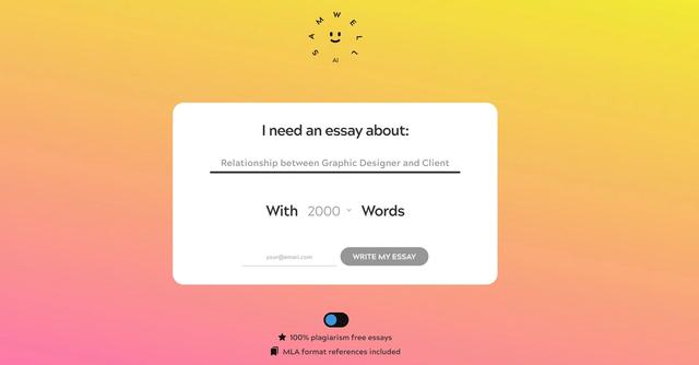 Samwell AI - AI essay writer, assistant, and plagiarism-free content creator