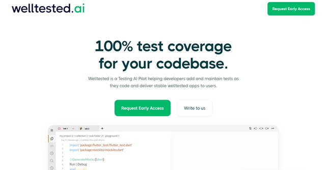 Welltested - Generates thoughtful test cases for your code in just 10 minutes