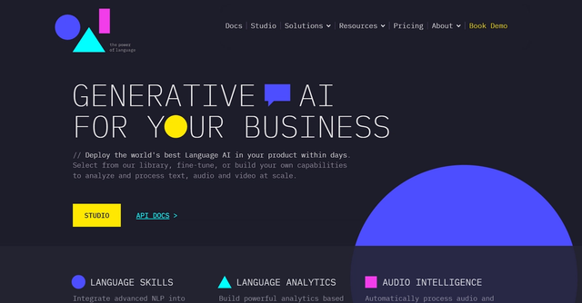 One AI - Generative AI API for businesses