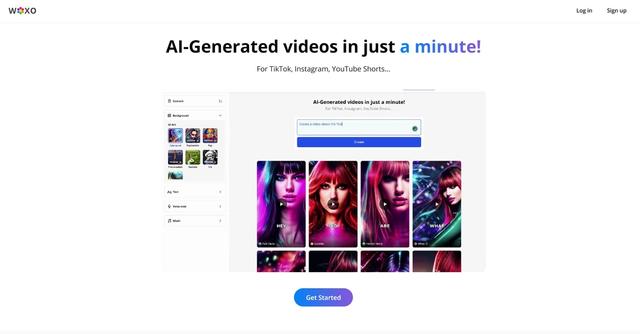 WOXO - Idea to Videos - AI-Generated videos in just a minute!