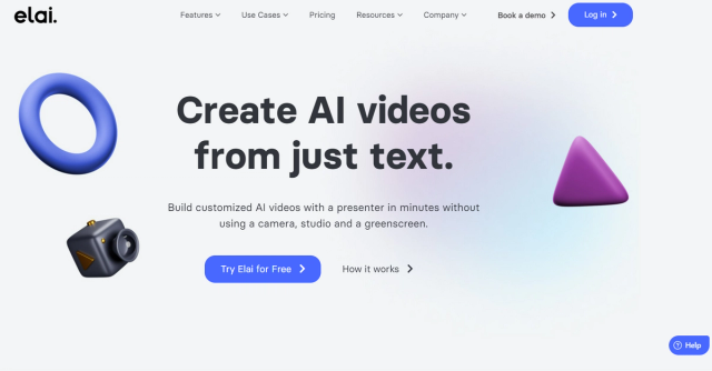 Elai io - Elai.o - your go-to automated AI video generation platform