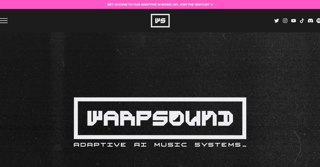 WarpSound - WarpSound is an innovative and forward-thinking platform that is at the forefront of shaping the sound of the metaverse.