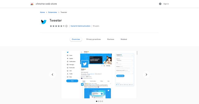 Tweeter - Tweeting made easy.