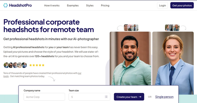 Headshot Pro - Get professional headshots in minutes