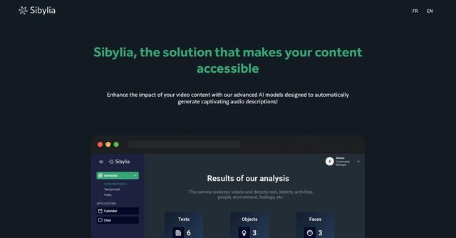 Sibylia - Analyzed social media trends & improved accessibility.