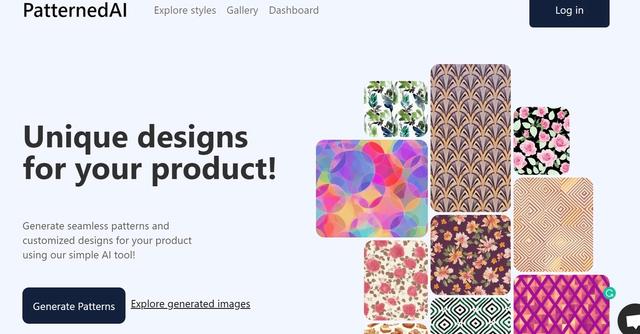 Patterned AI - AI-generated seamless patterns