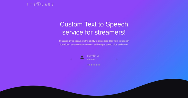 TTSLabs - TTS customization, custom voices, sound clips & seamless Twitch integration for streamers