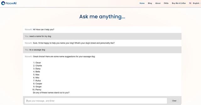 NoowAI - Get Your Own AI Assistant & Smart Search Tool