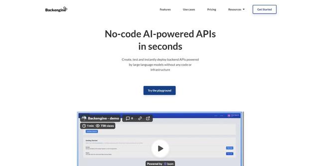 Backengine - Effortlessly create, test, and deploy sophisticated backend APIs with Backengine.