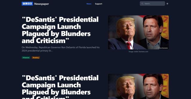 TLDR Newspaper - AI-powered news aggregator that provides concise summaries of breaking news