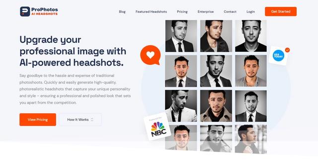 ProPhotos - Upgrade your professional image with AI-powered headshots.