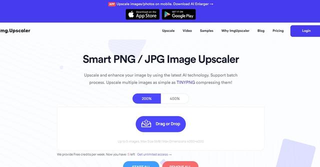 Img Upscaler - Smart PNG / JPG Image Upscaler