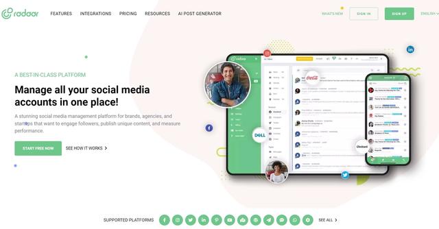 Radaar - Simplify Your Social Media Management