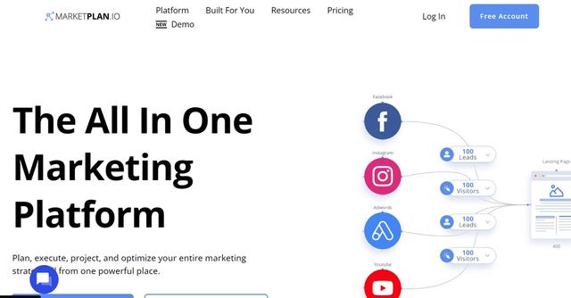 Marketplan - All-in-one platform to plan, execute, project, and optimize marketing strategy.