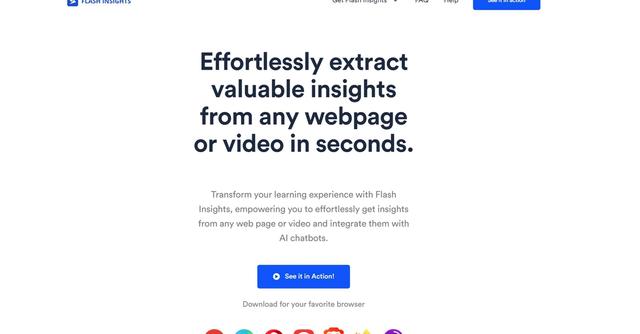 Flash Insights - Web & video insights for efficient learning.