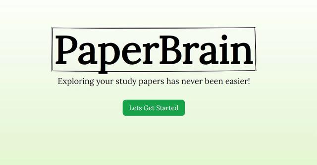 PaperBrain - Platform to access & understand research papers w/ abstracts & pdfs