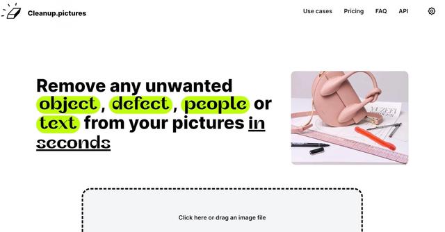 Cleanup.pictures - Remove any unwanted objects from photos