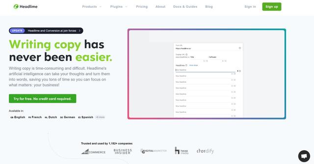 Headlime - AI-powered copywriting made simple and efficient