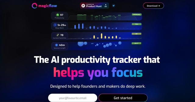 Magicflow - The AI productivity tracker that helps you focus