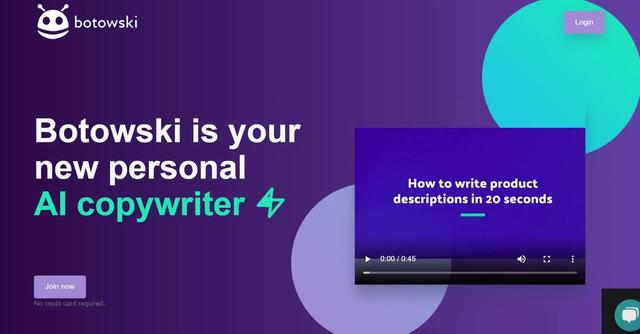 Botowski - AI copywriter to help you write better.