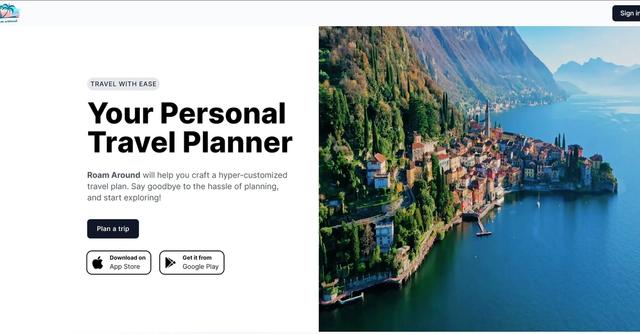 Roam Around App - The ultimate travel planning app powered by OpenAI's ChatGPT-4