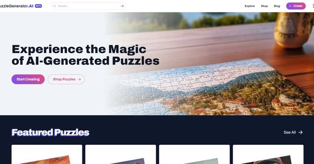 Puzzlegenerator - Puzzlegenerator is a powerful tool that enables users to create unique and captivating puzzles and other products.