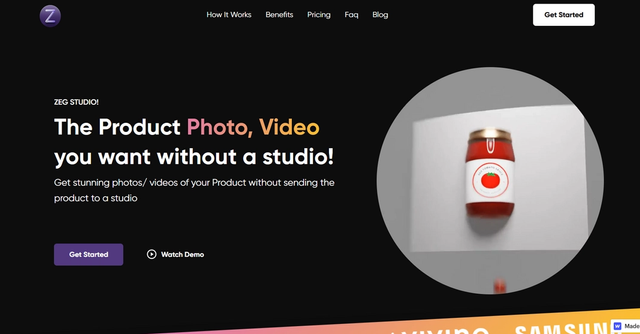Zeg AI - Get photos/ videos of your Product without sending the product to a studio