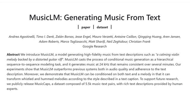 MusicLM - Generate high-quality, consistent music with MusicLM