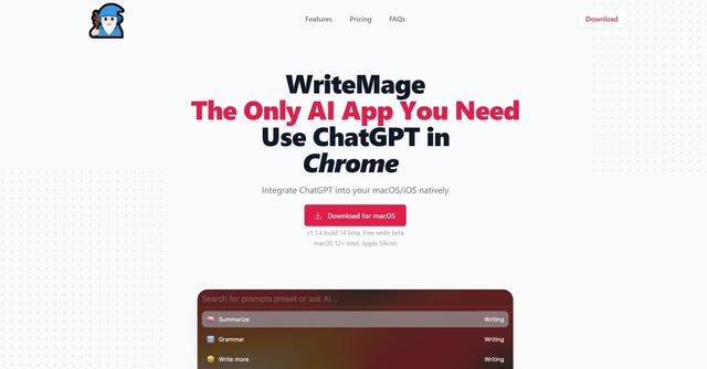 WriteMage - Assisted writing for macOS/iOS.