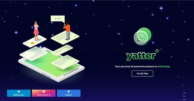 Yatter Plus - Smart WhatsApp messaging assistant.