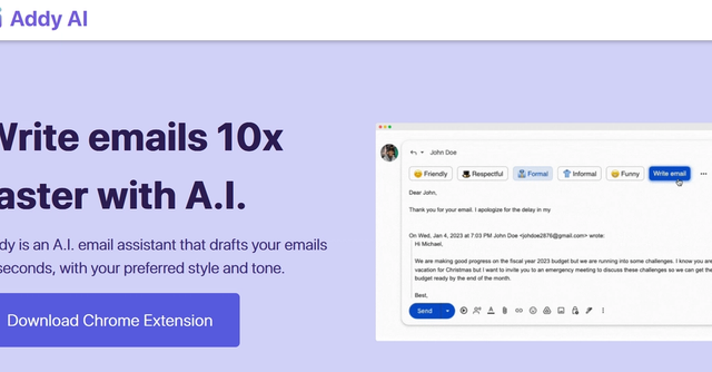 Addy AI - AI email assistant that can compose and reply to your emails
