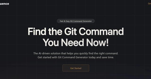 GitFluence - AI-driven solution that helps you quickly find the right command.