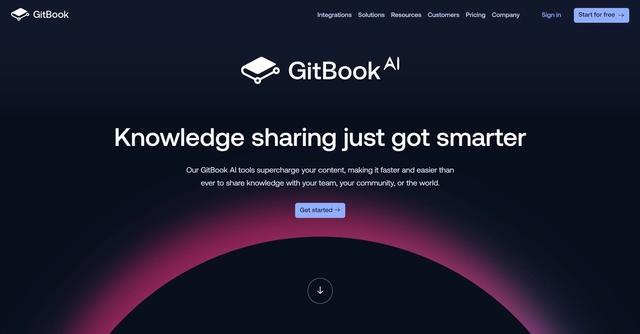 GitBook AI - Improves team knowledge sharing with fast Q&A solution.