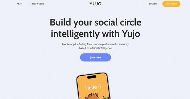 Yujo - Mobile app for socializing and organizing events.