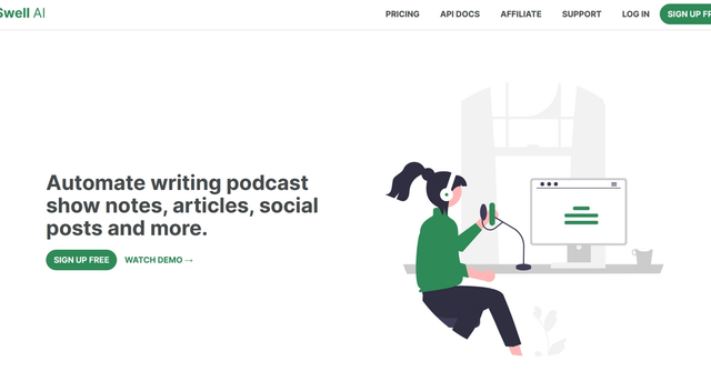 Swell AI - AI writer for podcasters