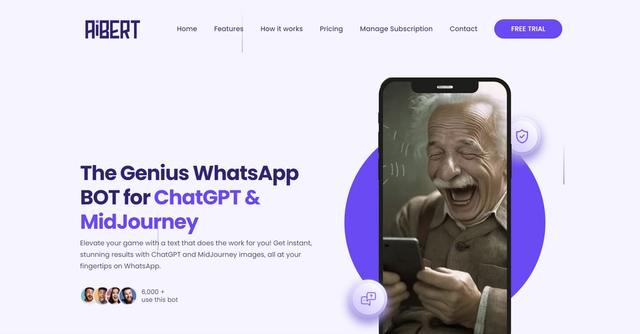 AiBERT - Bot that gets results with ChatGPT and MidJourney images right from WhatsApp